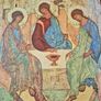 Vintage Holy Trinity Icon Glenstal Abbey Image 2