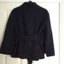 NEXT.. Ladies Navy Print Batwing Coat (size 10) Image 5