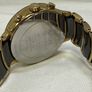 Rado Men's Centrix Two Tone Ceramic Swiss Made Watch Black Gold Image 4