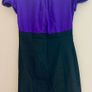 Purple/black dress Image 3
