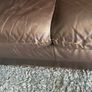 Brown leather 2 seater sofa Image 4