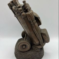 Vintage Stuart Houghton Golf Caddy Paperweight