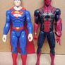Spiderman  / Superman Action Figures  12" Image 4