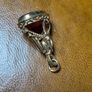 10k Gold Carnelian Set Watch Fob/Pendant Image 4
