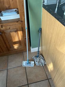 household bundle- mop, duster and lightbulbs