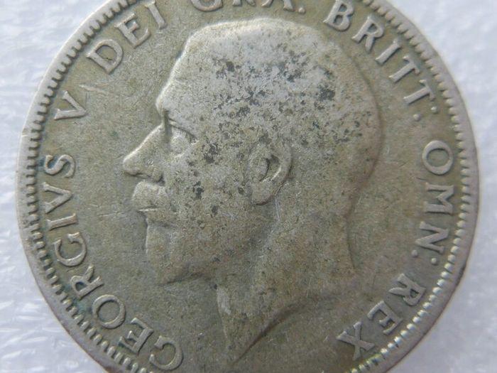 1929 George V Florin Silver Coin