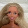 Vintage Body 1966 Mattel Barbie Blonde Hair Pink Earrings Ring Used Damaged Neck Dirty Please see pictures Image 2