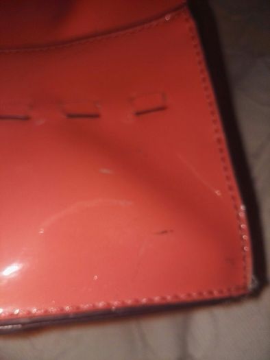 Coral Patent Bag