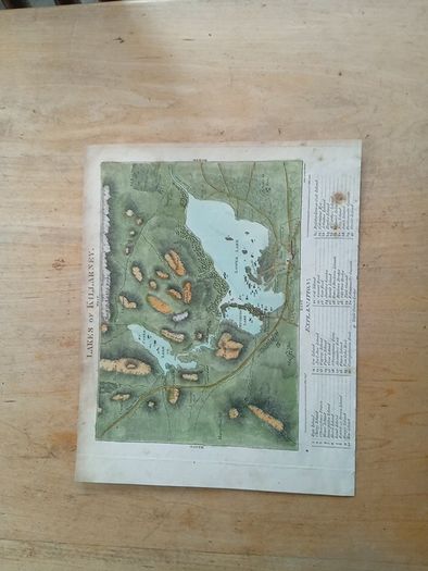 map of Killarney lakes