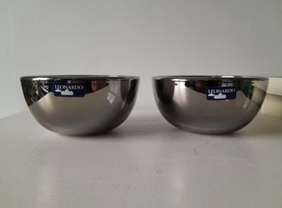 Leonardo Silver Art Glass Bowls Germany