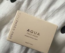 sosu cosmetics aqua face mask