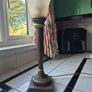 Lamp Vintage Marks&Spencers verdigris Torque Table lamp Image 10