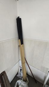 Black PVC Electrical Panel Trunking. 25x30mm. 2m Lengths