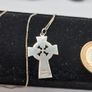 Vintage sterling silver celtic cross Image 4