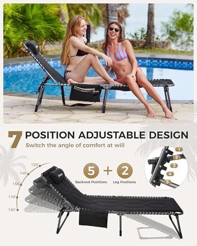 Padded Sun Loungers