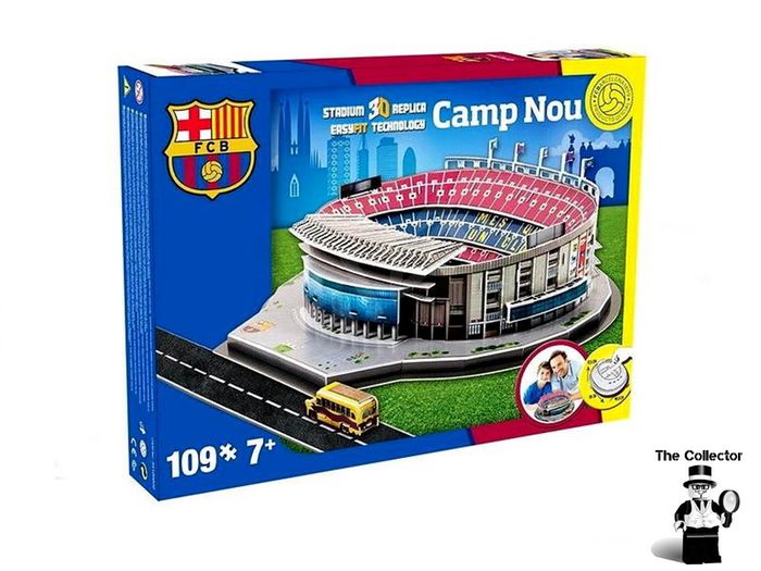 3D Replica Official Barcelona Camp Nou Stadium 3D Puzzle Football Club Easyfit Model Spain Brand New Sealed