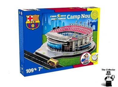 3D Replica Official Barcelona Camp Nou Stadium 3D Puzzle Football Club Easyfit Model Spain Brand New Sealed