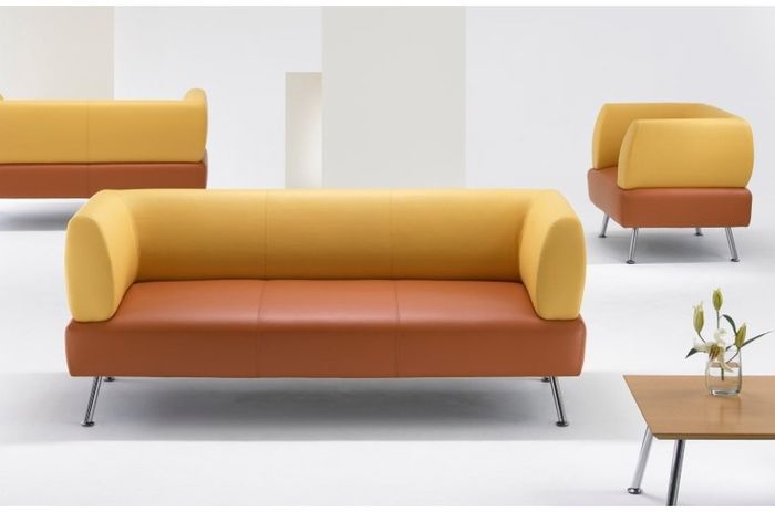 Leather Couches x 2