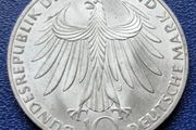 Unc 1972 Germany Silver 10 Deutsche Mark Olympic Games in Munich