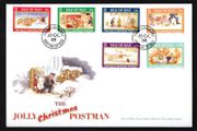 2008 Isle of Man Christmas Illustration from The Jolly Christmas Postman by Janet and Allan Ahlberg Commemorative Stamps First Day Cover (FDC)