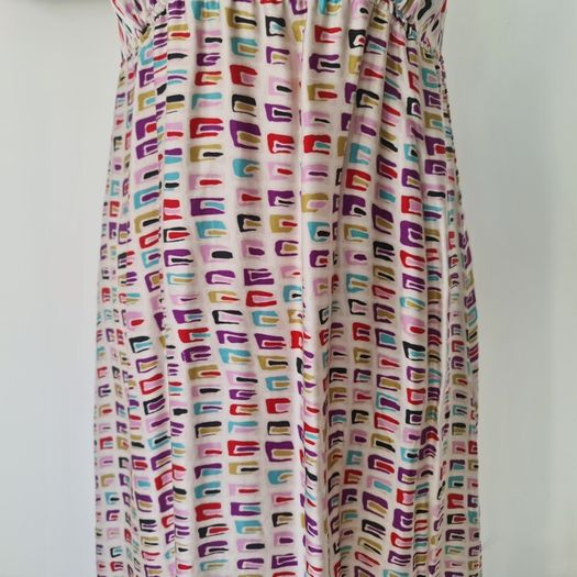 Vintage Y2K Avoca Anthology two piece, silk and jersey maxi dress, with silk and lace tunic top S 10 12