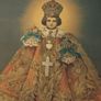 Vintage Framed Religious Art Print 'Infant Jesus Of Prague ' Image 5