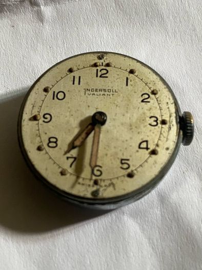 watch part Ingersoll Valiant swiss made circa 1940