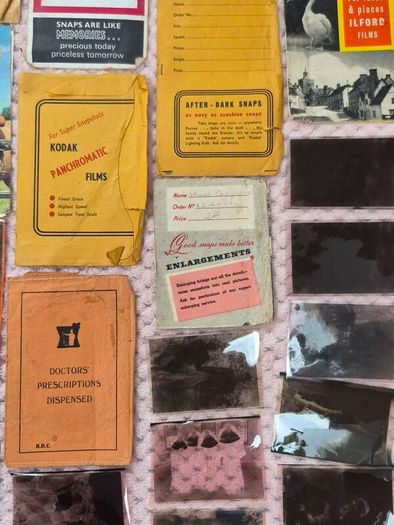 Vintage Photographic negative Strips