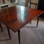 mahogany drop leaf table and chairs Image 2