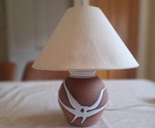 Stephen Pearce small barrel lamp