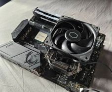 Ryzen 5700x3d, MSI B550 AM4 Motherboard, 16GB Corsair Vengeance RGB Pro RAM and CoolerMaster 212 Cooler