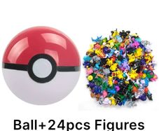 Pokemon 7cm Pokeball with Figures Action Anime Figures Cute Model Toy Collection Anime Kids Doll for Christmas Gifts