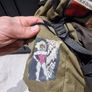 Vintage World Traveler Canvas Backpack  Patch Covered Adventure Rucksack Image 8