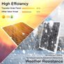 20W 12V Solar Panel kit Battery Charger Maintainer + 10A PWM Solar Charge Controller +Solar Cable for Car RV Marine Boat 12 Volt Battery Off Grid (FREE POSTAGE) Image 5