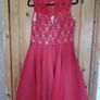 Teatro red lace mini dress (free postage) Image 6