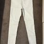 White denim style trousers Size 12 Image 3