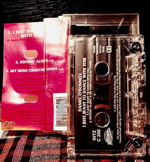1992. Daniel O' Donnell. I Just Want To Dance With You. Cassette Tape Single.