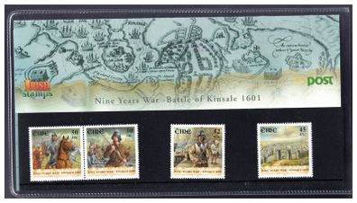 2001 Ireland Battle of Kinsale Stamp Presentation Pack