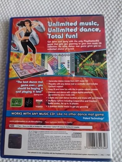 Dance Factory PlayStation2 Ps2 Games Original