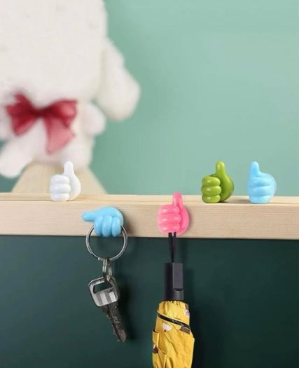 New Creative Thumb Hook, Cable Organizer - 4 Pieces