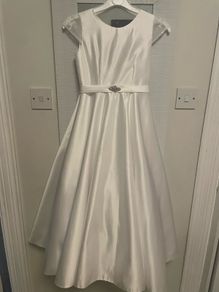 Communion Dress Age 8 /9 with shoes size 3