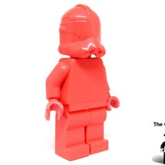 LEGO Clone Trooper Unreleased Star Wars Prototype Coral Colour Monochrome Minifigure Extremely Rare And Hard To Find