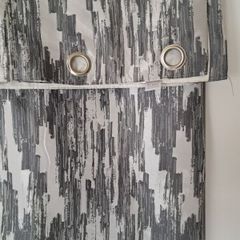 curtains 90x90 grey flec colour
