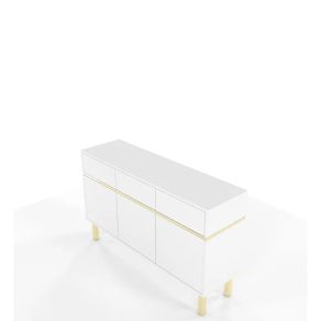 New Ouellette 137.5 Cm Wide 3 Drawer Sideboard