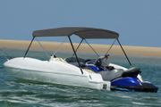 2 Bow Bimini Top Anthracite 150x120x110 cm
