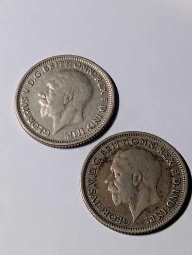 Silver sixpence 1929 1930