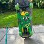 Oxelo Play 3 skateboard, Swaggydog design, green wheels Image 4