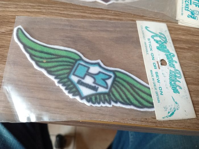 kawasaki  sew  on  patches