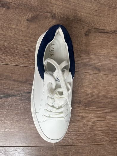 New Ralph Lauren white Hailey sneakers