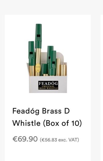 Tin whistles